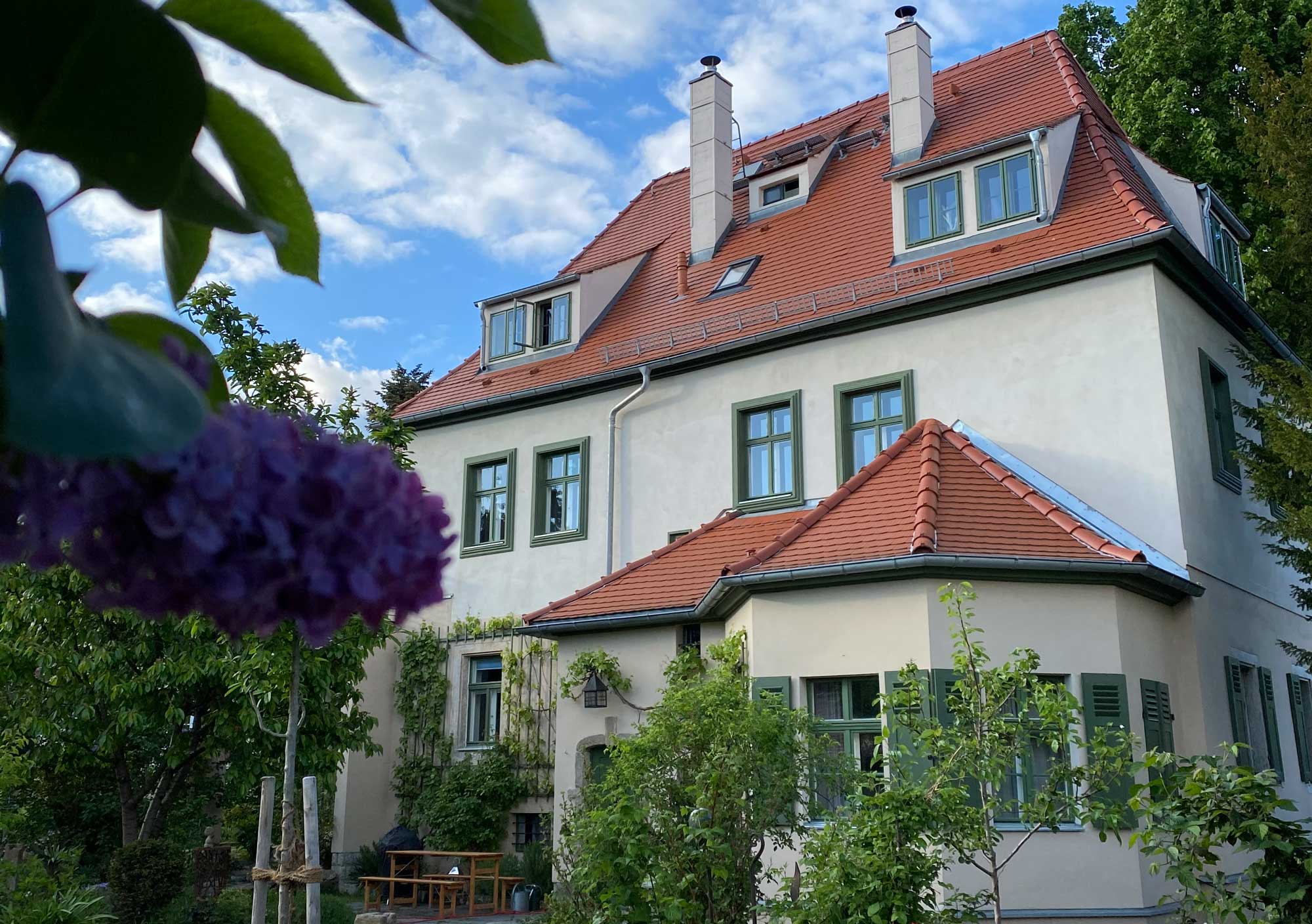 Das denkmalgeschützte Kyauhaus in Radebeul